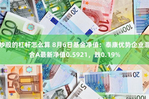 炒股的杠杆怎么算 8月6日基金净值：泰康优势企业混合A最新净值0.5921，跌0.19%