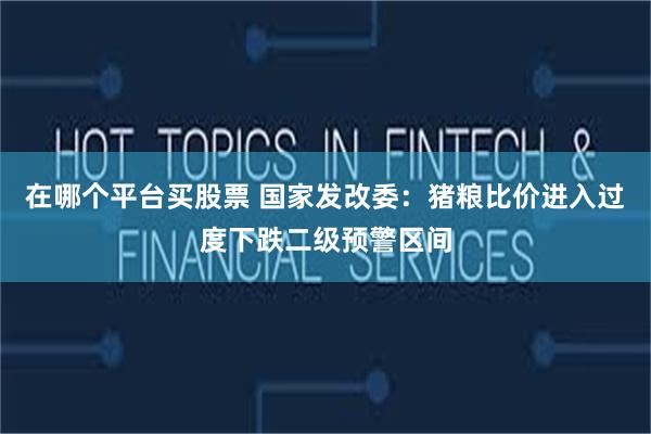 在哪个平台买股票 国家发改委：猪粮比价进入过度下跌二级预警区间